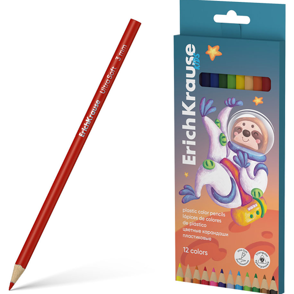 Карандаши цветные 12 цветов, ВП