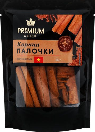 Корица Premium Club палочки 15 г