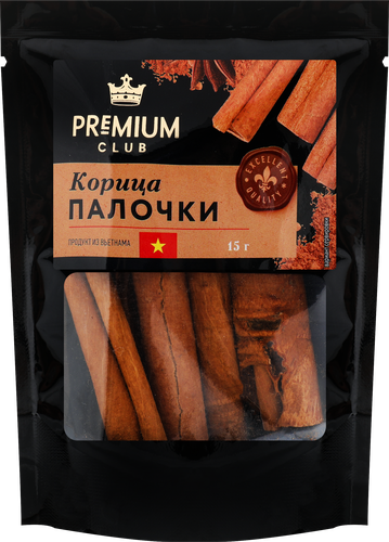 

Корица Premium Club палочки 15 г