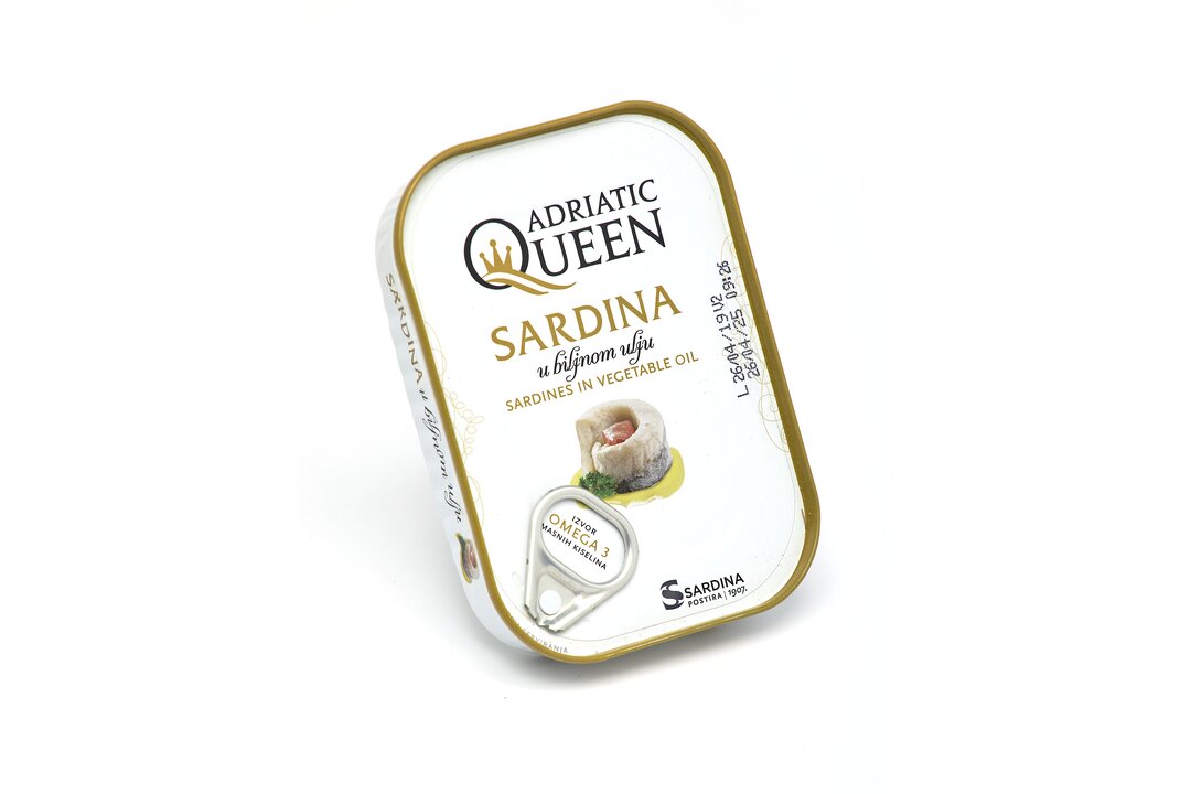 

Сардины Adriatic Queen в растительном масле 105 г