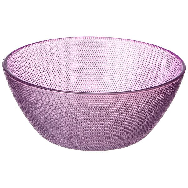 Салатник Фиолетовый, 15х15х6.4 см, 650 мл, стекло