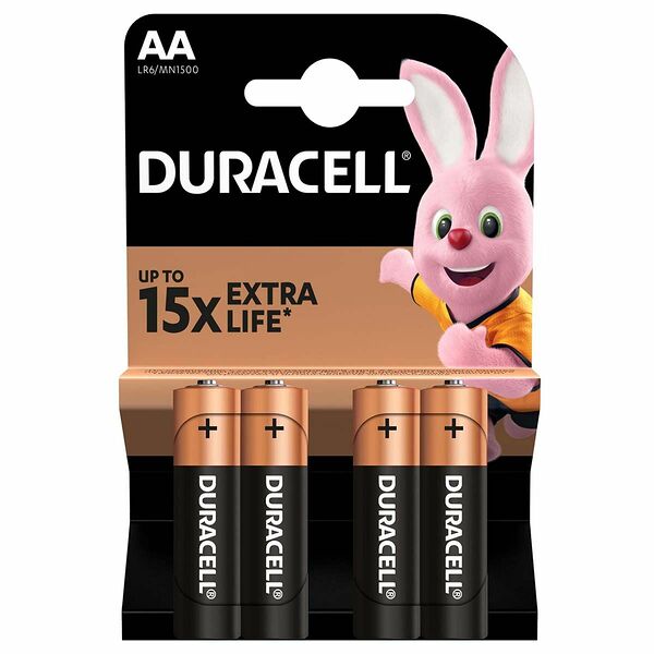 Batarea DURACELL LR-06 alkaline (4 шт) (штрхкд 536)* (624068)
