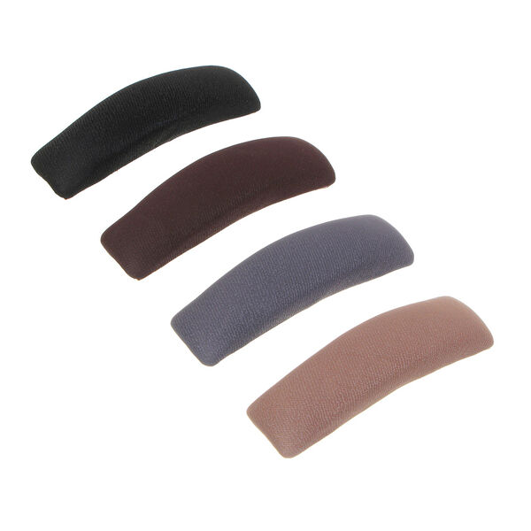 Зажим для волос Юниlook, 7,8см, сплав, pu, 4 цвета в ассортименте, acs-20