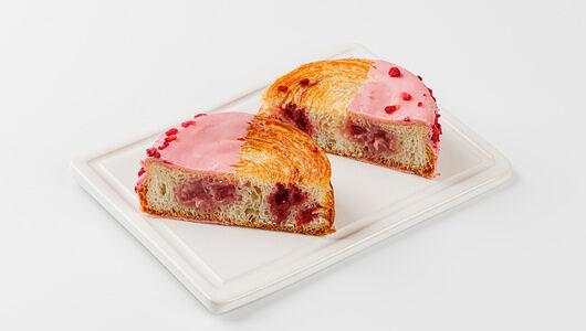 Круассан-ролл Малина, кафе