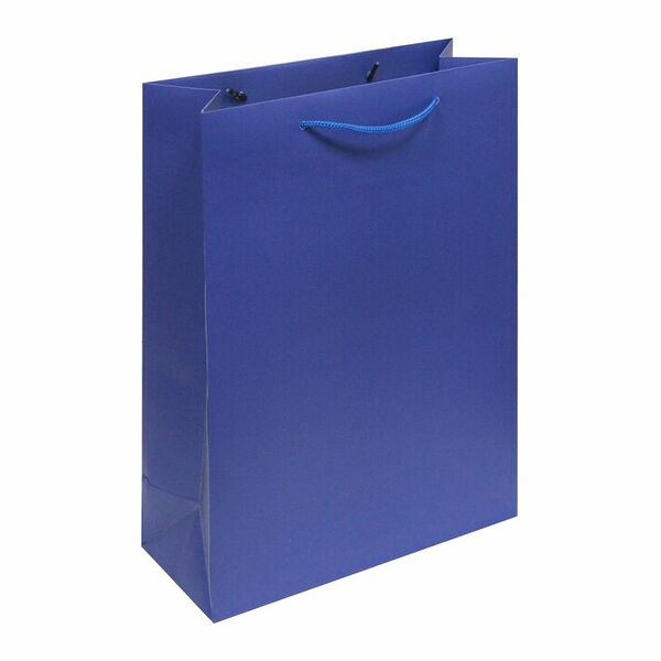 Пакет подарочный Принчипесса синий 11,5х36х26 см