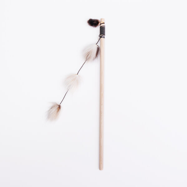 Игрушка-дразнилка для кошек Кисточки рыси, 30x51см