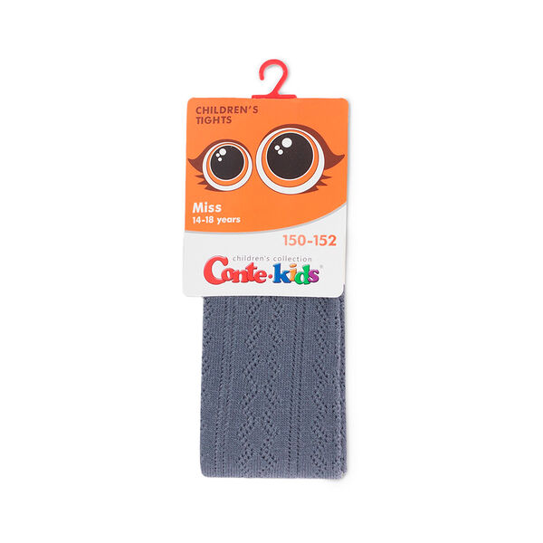 Колготки детские CONTE-KIDS MISS, р.150-152 (22), 617 темно-серый