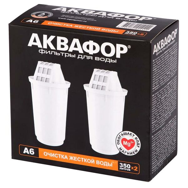 Комплект сменных фильтрующих модулей Аквафор А6 (2 шт)