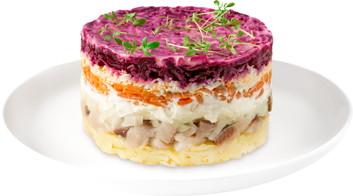 Салат М-Кухня Сельдь под шубой 180 г