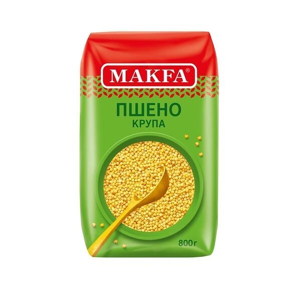 Пшено Makfa шлифованное, 800 г