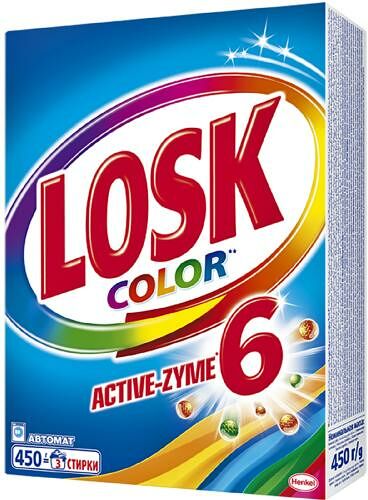 Стиральный порошок Лоск Колор Автомат 450 г