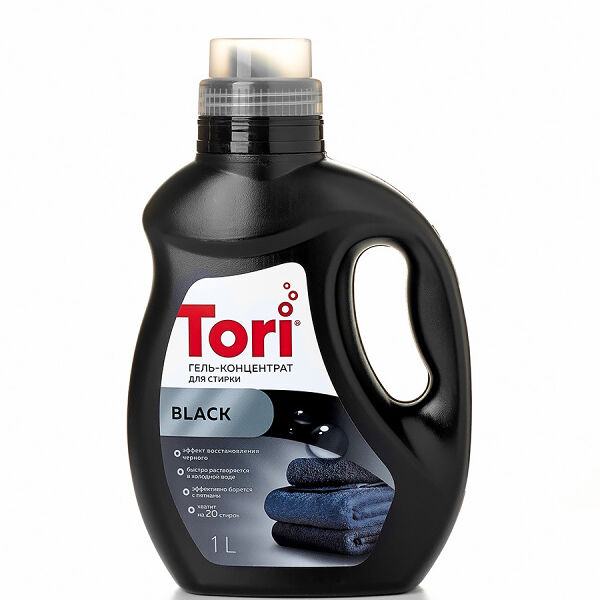 Гель-концентрат для стирки Tori Black, 1000 мл