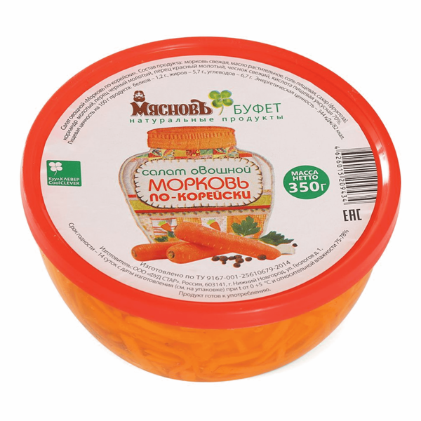 Морковь по-корейски МясновЪ Буфет