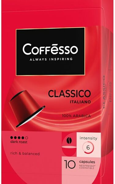 Кофе в капсулах Coffesso Classico Italiano 10шт