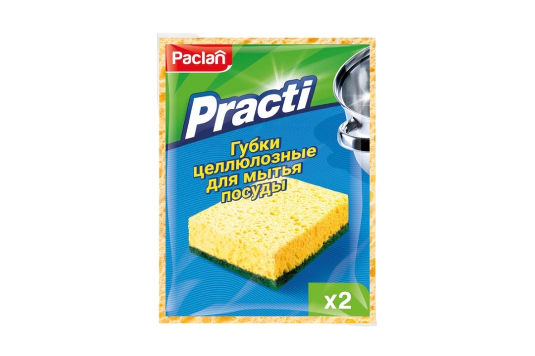 

Губки целлюлозные Paclan, 2 шт