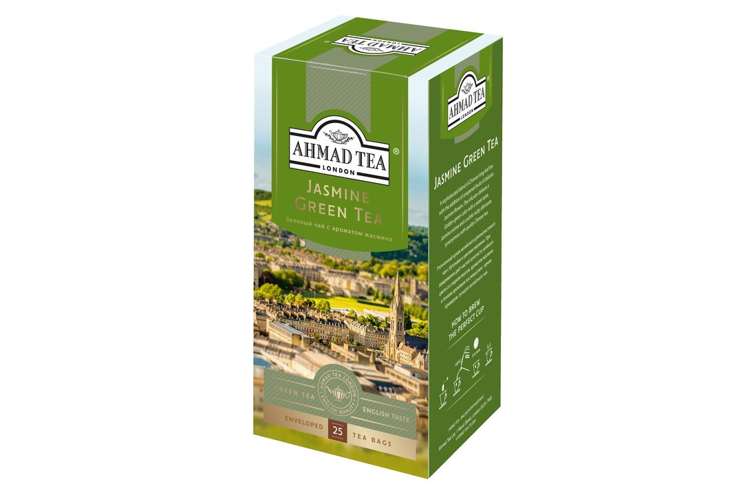 

Чай зелёный Ahmad Tea с жасмином байховый 25x2 г
