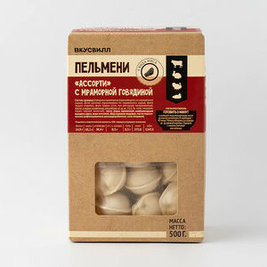 Пельмени Ассорти с мраморной говядиной