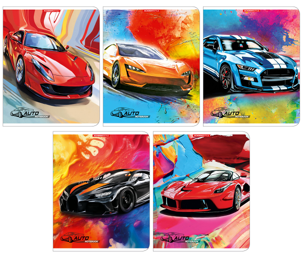 Тетрадь Academy Style в клетку А5, 48 л в ассортименте 1шт