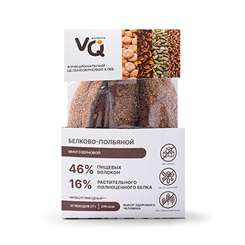 Хлеб белково-полбяной многозерновой от Виктории Долгих, ZbreadD