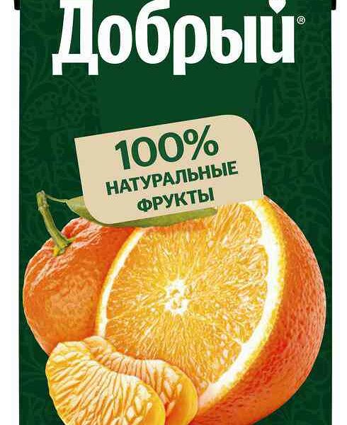 Напиток сокосодержащий Добрый Апельсин-Мандарин 2л