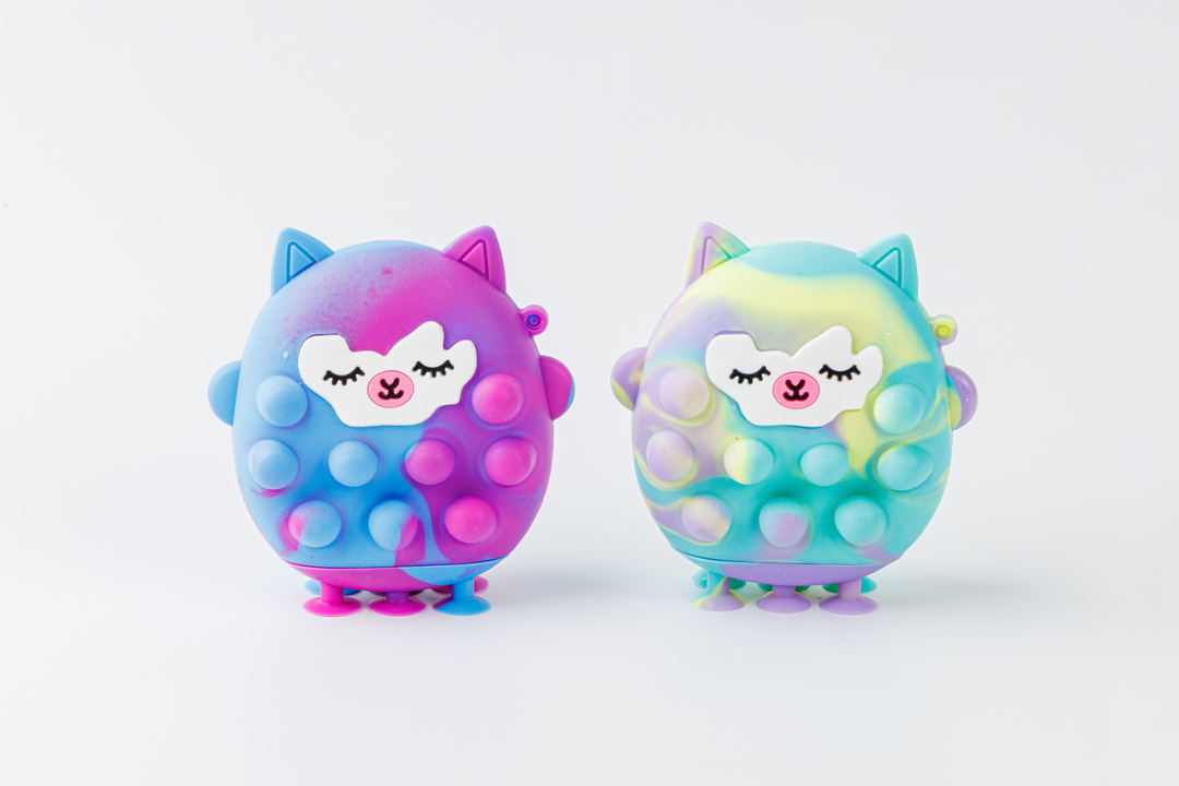 

Игрушка-антистресс 1TOY жмяка Hit Pop It лама на присосках, 1 шт., в ассортименте