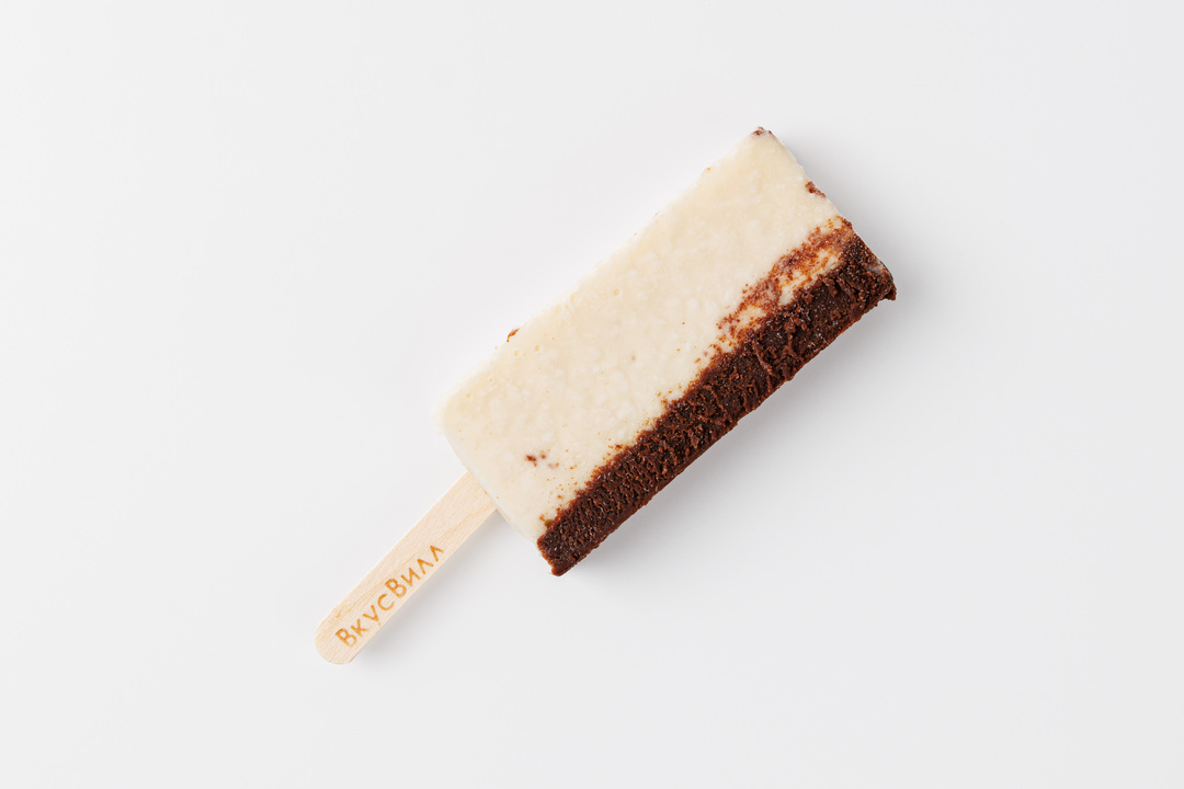 

Мороженое молочное ВкусВилл с кокосом и бисквитом Брауни 70 г