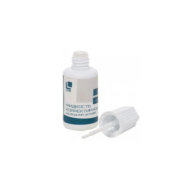 Жидкость-корректор Lite с кисточкой водная