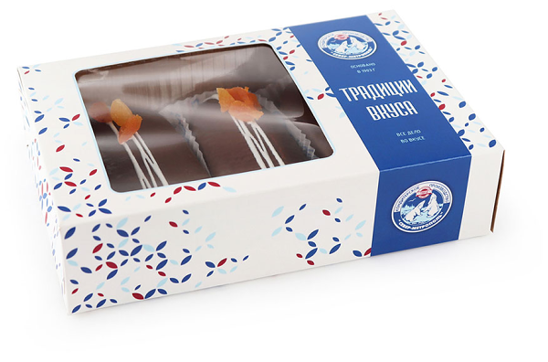 Набор пирожных Север-Метрополь Идеал песочное в шоколадной глазури