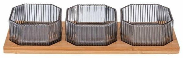 Набор емкостей Agness 8,5х4 см, 3 шт