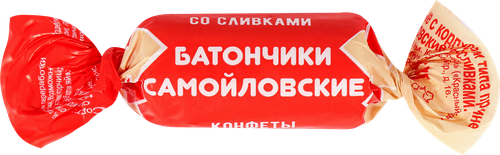 

Конфеты шоколадные Самойловские сладости батончики со сливками, вес
