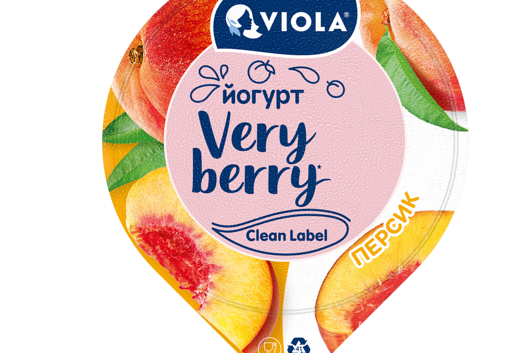 

Йогурт Viola Very Berry Персик 2.6% 180 г