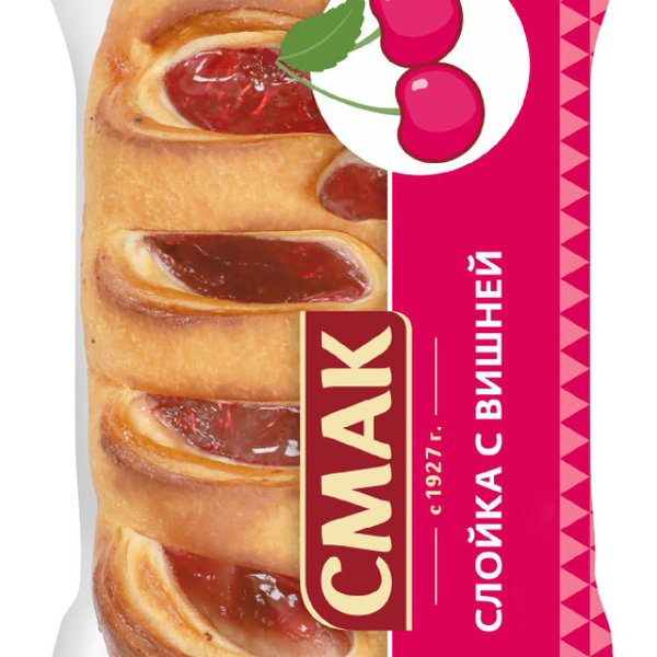 Слойка Смак с вишневой начинкой