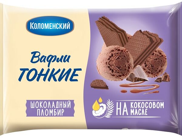 Вафли Коломенский Шоколадные 100г