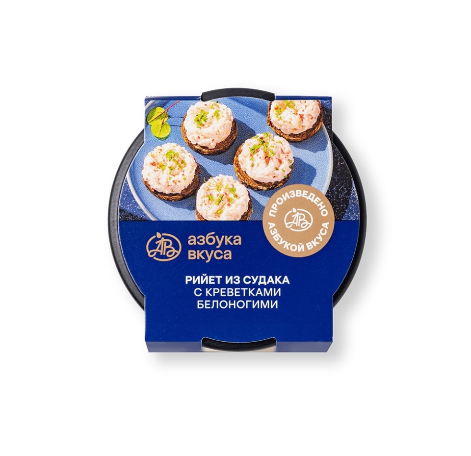 

Рийет «Азбука вкуса» из судака с креветками белоногими 100 г