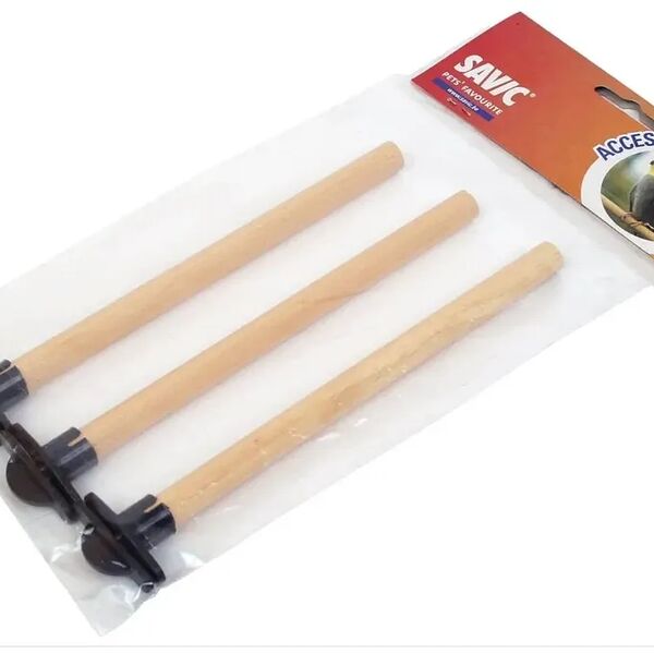 Жердочка для птиц SAVIC 18х1,2см 3шт/уп пластик