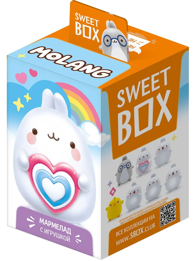 

Мармелад Sweet Box Molang в ассортименте 10 г 1 шт.