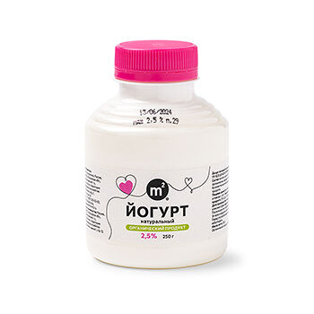 Йогурт питьевой Ферма М2 Натуральный 2.5%