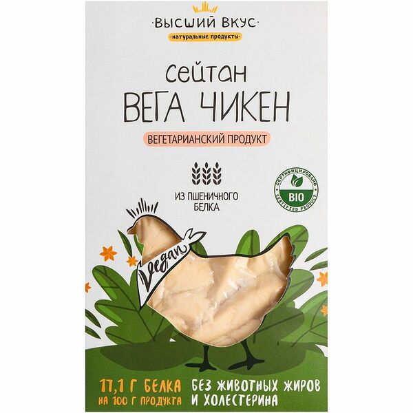 Сейтан Высший вкус Вега чикен 200 г