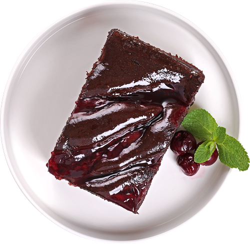 Кекс Брауниз с шоколадом и вишней вес 