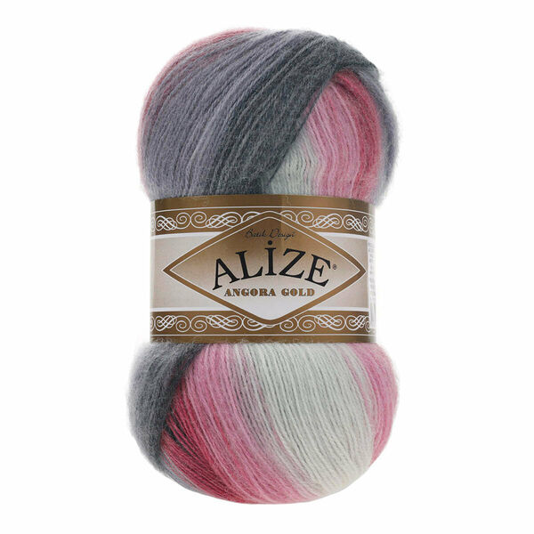 Пряжа ALIZE 'Angora Gold Batik' 100гр.550м (80%акр, 20%шерсть) ТУ(1602 секционный)
