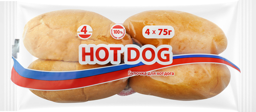 

Булочка Щелковохлеб для хот-дога 4х75 г