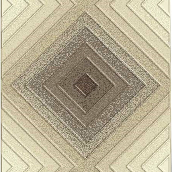 Ковер Moldabela Soho, 60x110 см, полипропилен, джутовая основа, абстрактный рисунок