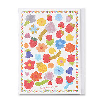 Стикерпак для яиц O Paper Paper Цветы Ягоды, Россия