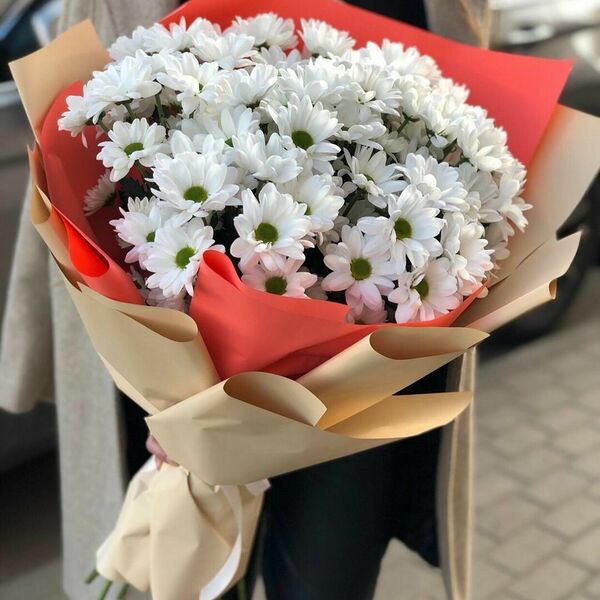 Букет из хризантемы