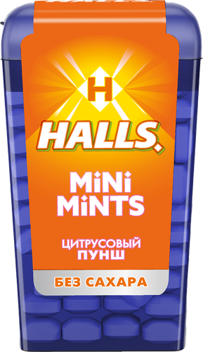 

Драже Halls Mini Mints Цитрусовый пунш без сахара 12.5 г