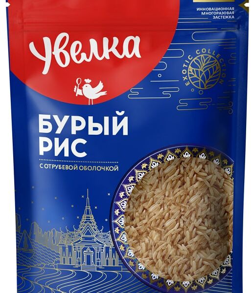 Рис Увелка Коллекция Бурый 400г