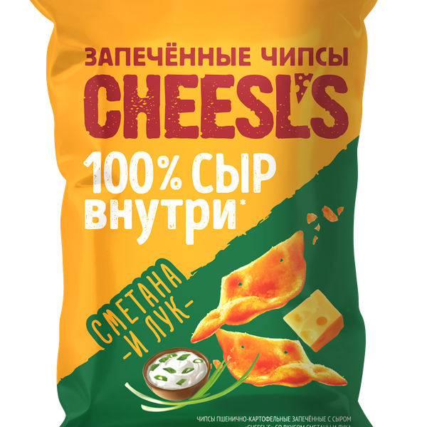 Чипсы картофельные Cheesl's сметана и лук 50 г