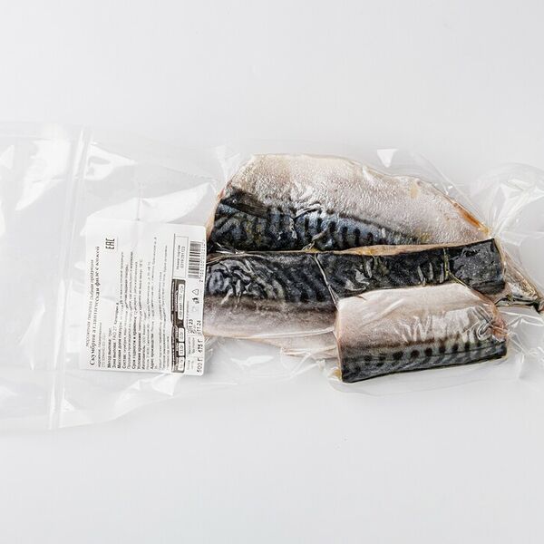 Скумбрия филе с кожей зам., 500 г(Продукт замороженный)