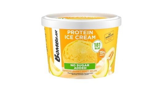 Мороженое молочное Bombbar Сочная Дыня протеиновое дынное 6%