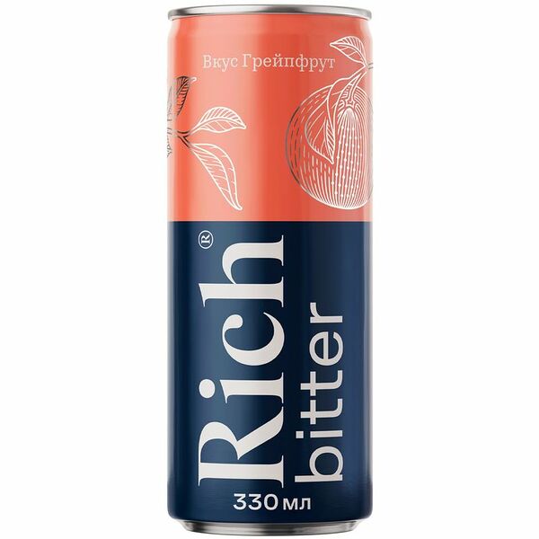 Газированный напиток Rich грейпфрут